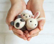 Load image into Gallery viewer, Japanese Mini Wool Animal Needle Felting DIY Kit
