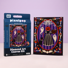 Load image into Gallery viewer, Halloween Diamond Art Kit | Headless Hostess | DIY
