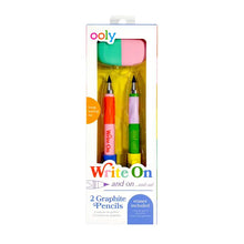 Load image into Gallery viewer, Write On: Graphite Pencils + Eraser

