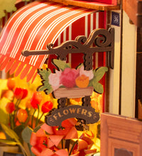 Load image into Gallery viewer, DIY Book Nook Kit: Floral Corner with Dust Cover
