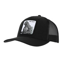 Load image into Gallery viewer, Godzilla Monster In White Square Black Trucker Hat
