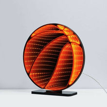 Load image into Gallery viewer, Neon Art Infinity Lights Wall &amp; Desk Sign-Basketball
