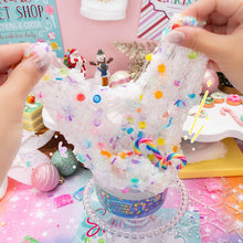 Load image into Gallery viewer, Candy Cane Crush Crunchy Slime
