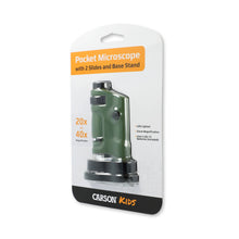 Load image into Gallery viewer, 20x-40x, Zoom LED Lighted Pocket Microscope - Science Fun
