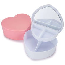 Load image into Gallery viewer, Heart Mirror Jewelry Storage Box  Pink
