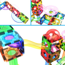 Load image into Gallery viewer, Magnetic Marble Run Track 100-Piece Set
