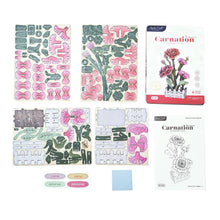 Load image into Gallery viewer, DIY Wooden Puzzle Kit - Carnation Bloom Set
