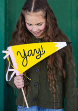 Load image into Gallery viewer, Occasions by Shakira - Yay Pencil Felt Pennant
