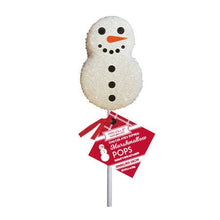 Load image into Gallery viewer, Sugar Crystal Snowman Marshmallow Pops:
