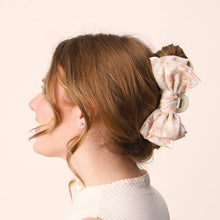 Load image into Gallery viewer, Satin Bow Claw Clip-Endless Daydream Cream
