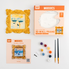 Load image into Gallery viewer, Muddies™ 3D Wall Frame Painting Kit — Sunrise
