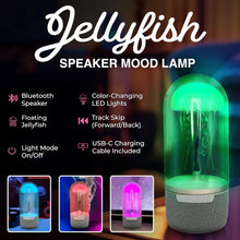 Load image into Gallery viewer, Jelly Fish Mood Lamp Bluetooth Speaker
