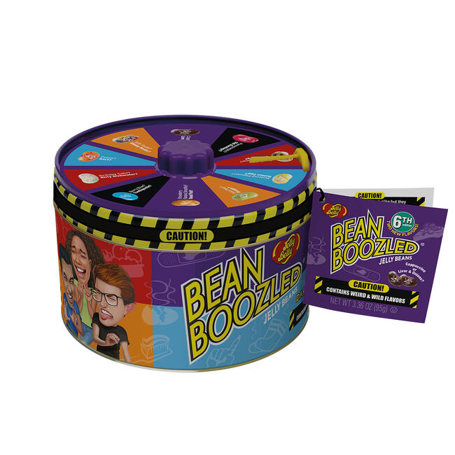 *BeanBoozled Jelly Beans 3.36 oz Spinner Tin