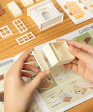 Load image into Gallery viewer, DIY Miniature House Kit: Warm Dining Room
