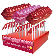 Load image into Gallery viewer, Glitter Lip Lollipops - Red &amp; Pink
