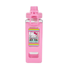 Load image into Gallery viewer, Hello Kitty Cassette Tape 24 oz. Square Plastic Water Bottle
