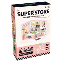 Load image into Gallery viewer, DIY Miniature House Kit: Double Joy Bubble Tea

