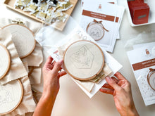 Load image into Gallery viewer, Nativity scene embroidery kit, Christmas embroidery diy kit

