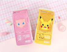 Load image into Gallery viewer, Pokémon Milk Carton Pack -Style Multi Pouch Pencil Case: Mew
