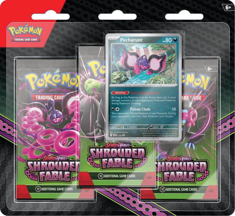 Pokémon Shrouded Fable 3 Pack Blister