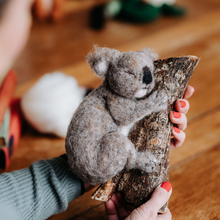 Load image into Gallery viewer, Sleepy Koala Needle Felting Craft Kit
