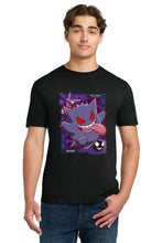 Load image into Gallery viewer, Pokemon Gengar Shadow Trick Adult Unisex T-Shirt: L
