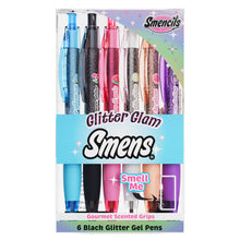 Load image into Gallery viewer, Glitter Glam Smens (Scented Pens) - Set of 6
