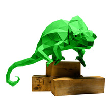 Load image into Gallery viewer, Chameleon 3D PaperCraft Origami Models
