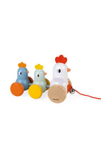 Load image into Gallery viewer, PULL ALONG HEN AND CHICKS
