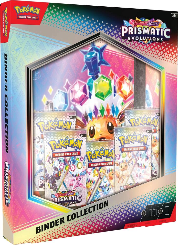 Pre-Order Pokémon Prismatic Evolutions Binder Collection