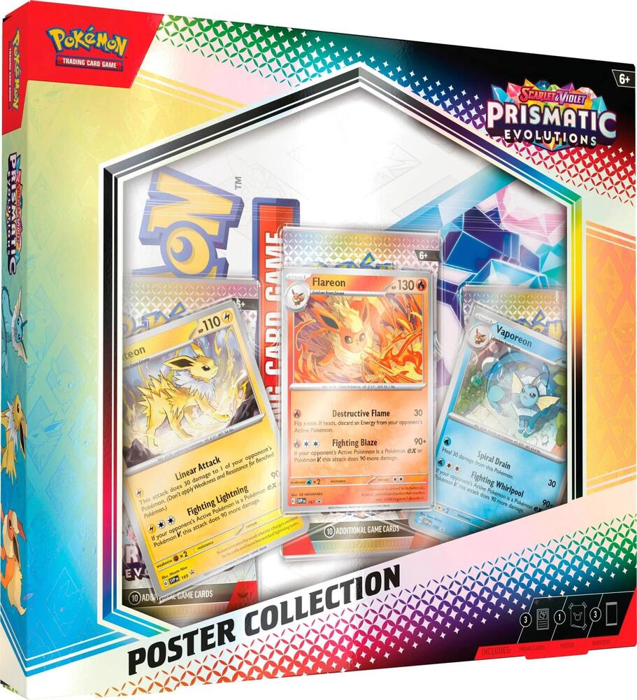 Pre-Order Pokémon Prismatic Evolutions Poster Collection