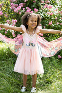 Sequins Secret Butterfly Twirl Dress with Wings 5-6