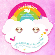 Load image into Gallery viewer, Perky Puppy Cutie Stud Earrings
