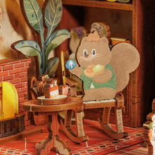 Load image into Gallery viewer, DIY Book Nook Kit: Squirrel Collector with Dust Cover
