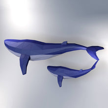 Load image into Gallery viewer, Whale Origami Model

