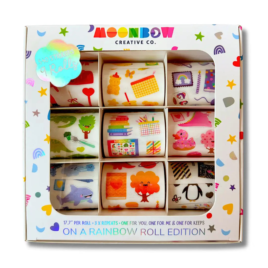 Sticker Roll Box: On a Rainbow Roll Edition – AkCrazyCollector