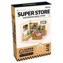 Load image into Gallery viewer, DIY Miniature House Kit: Fascinating Book Store

