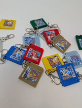 Load image into Gallery viewer, Pokemon Nintendo Game Cartridge Retro Keychains
