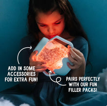 Load image into Gallery viewer, Frosty Blue Sensory Play Jar 

