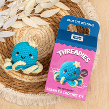 Load image into Gallery viewer, Craft Hero Threadies - Crochet Learning Kit - Ollie the Octopus
