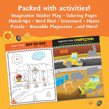 Load image into Gallery viewer, Build It! Construction Sticker Activity Book
