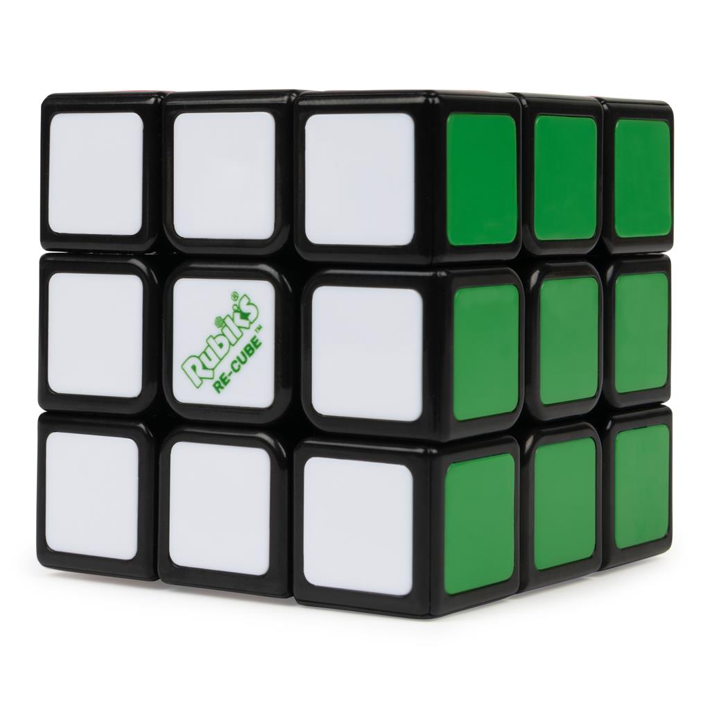 Rubik's Re-Cube, The Original 3x3 Cube Made with 100% Recycled Plastic