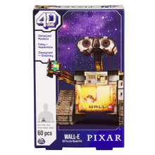 Load image into Gallery viewer, 4D Build, Disney Pixar Wall-E 3D Puzzle Model Kit with Stand
