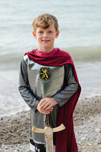 Load image into Gallery viewer, Silver Knight Tunic with Cape | 5-6
