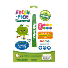 Load image into Gallery viewer, Fresh Pick Apple Scented Gel Crayons - Set of 6
