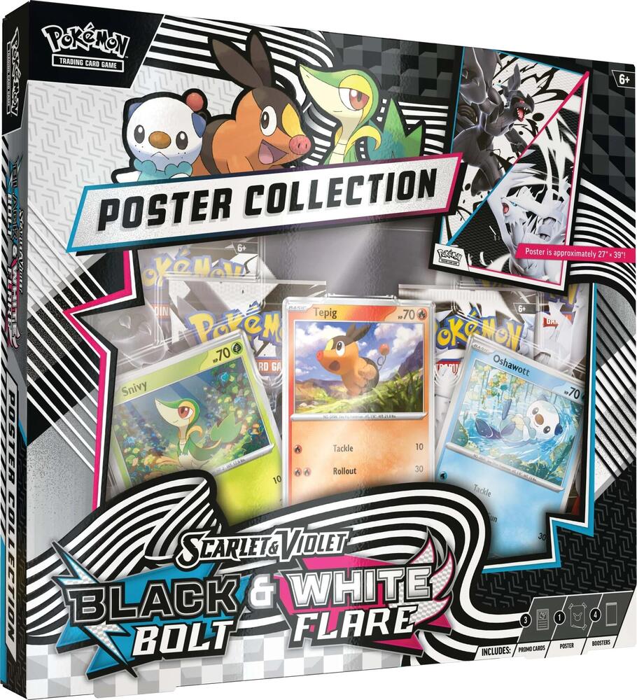 Pokémon Black Bolt White Flare Poster Collection