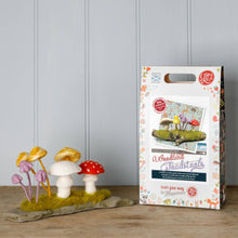 Load image into Gallery viewer, Woodland Toadstools Needle Felting Craft Kit
