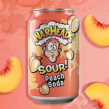 Load image into Gallery viewer, Warheads Sour Peach Soda
