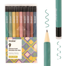 Load image into Gallery viewer, Medium Point Erasable Gel Pen Set: Rustic Reverie
