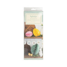Load image into Gallery viewer, Vintage Easter honeycomb eggs

